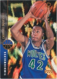 Donyell Marshall RC 1994-95 Upper Deck #163 Minnesota Timberwolves Rookie Clard - Picture 1 of 2