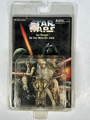 1996 Placo Toys | See-Threepio | Star Wars Die Cast Metal Keychain - Image 1 of 3