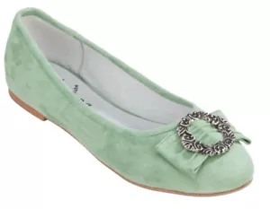 Trachtenschuhe Ballerinas Christl hellgrün Bergheimer Trachtenschuhe - Bild 1 von 7