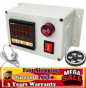 Digital Pulse Length Meter Rotary Encoder Meter Counter+Mounting bracket 300 ppr - Picture 1 of 18