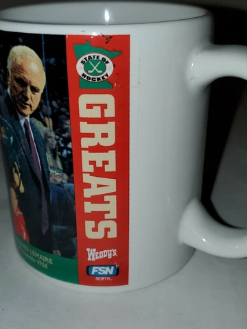 MN Minnesota State of Hockey Coffee Mug Cup Coach Brooks LeMaire Nanne Woog NHL Cover