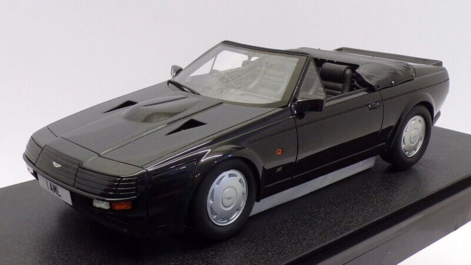 ASTON MARTIN V8 ZAGATO SPIDER 1987 NERO CULT SCALE CML034-1 1:18 RHD RESINA - Immagine 1 di 4