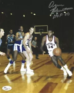 Autographed Oscar Robertson "HOF 80" Cincinnati Royals 8x10 Photo w/JSA COA - Picture 1 of 1