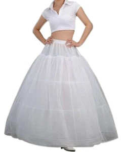 HBH Brautmode Reifrock mit 3 Ringen/2 Tüll,Umfang ca.275cm mit elastischen Bund - Bild 1 von 1