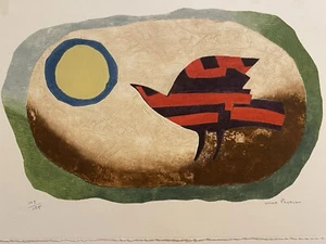Unframed Lithograph By Max Papart “ Bird Suite-4” Pencil Signed & Numbered - Picture 1 of 12