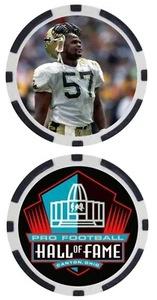 RICKEY JACKSON - PRO FOOTBALL HALL OF FAMER - COLLECTIBLE POKER CHIP - Picture 1 of 2