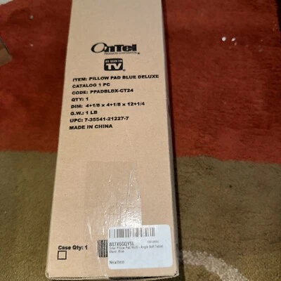 Ontel Pillow Pad Tablet Stand - Multi-Angle - Soft  - Blue - New - Image 1 of 4