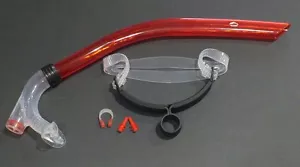 New Swimmers Snorkel WIL-SN-10R Swimming Training Aid FREE NOSE CLIP & EAR PLUGS - Bild 1 von 2