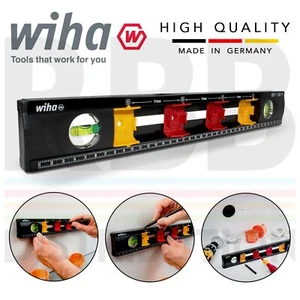 Wiha 42074 Electrician's Spirit Level Precision 40cm Long With Sliding Guides - Picture 1 of 3