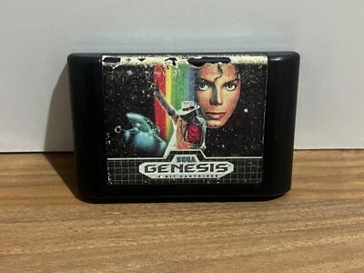 Michael Jackson's Moonwalker (Sega Genesis, 1990) Game Only - Tested - Image 1 of 4