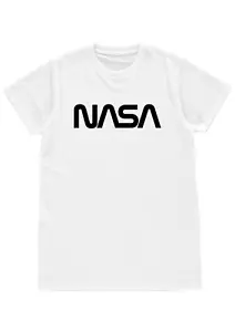 T Shirt Mens Womens Unisex Nasa Space Worm Logo Birthday Gift Polyester S-2XL - Picture 1 of 1