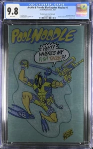 Archie & Friends Blockbuster Movies #1 CGC 9.8 Poolnoodle Deadpool Homage Metal - Picture 1 of 2