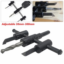 Adjustable Wood Circle Cutter Kit Hole Saw Drill Bit DIY Punch Tools Woodworking