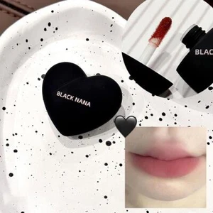 Mini Black Silver Heart Velvet Matte Lipstick Lip Mud Lip Gloss Nude Waterproo# - Picture 1 of 30