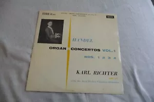 HANDEL LP ORGAN CONCERTOS VOL.1. DECCA KARL RICHTER SXL 2115 UK - Imagen 1 de 7