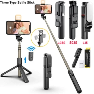 360° Selfie Stick Stativ Ständer Fernbedienung Bluetooth für iPhone 14 13 12 Pro Max 11 XS - Bild 1 von 22