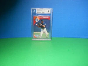 Alex Rodriguez 1995 Rookie SLU grade 6 ,rare  graded card No Others On E- Bay - Picture 1 of 2