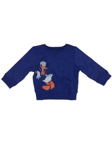 Disney Infant Boys Blue Donald Duck Sweatshirt Mickey Mouse Baby Sweat Shirt - Picture 1 of 1