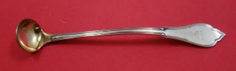 Gothic aka Eureka by Vanderslice Sterling Silver Mustard Ladle GW Orig 5 1/4" Cover