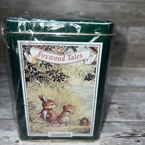 Foxwood Tales Villeroy & Boch 1994 Rue's Mum Picnic at Foxwood New In Tin