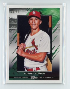 TOMMY EDMAN 2020 Topps RIP Baseball #84 RIPPED 10/99
