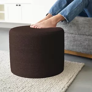 Beautiful Boucle Pouf Ottoman and Foot Rest - Elevate Your Living Room Decor - Picture 1 of 6
