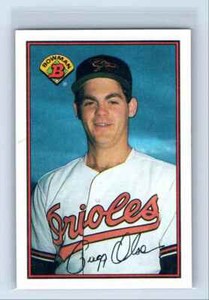 1989 Bowman Gregg Olson Rookie Baltimore Orioles #6