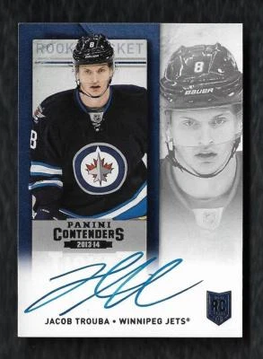 2013-14 Panini Contenders Rookie Ticket Autograph #274 Jacob Trouba - Image 1 of 3