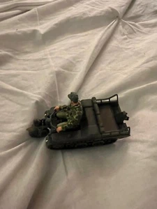 Tommy Gunn Minatures German Keftenraftrad Motorcylye /Halftrack w/Driver No Box - Picture 1 of 6
