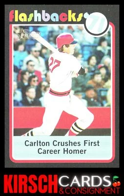 Carlton Crushes First Career HR 2020 Topps Heritage #BF-9 Baseball Flashbacks - Image 1 of 2