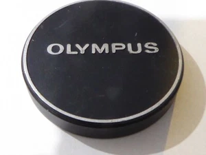 Olympus Genuine 55.6 Push Fit Metal Lens Cap 55.6mm internal diameter ???? - Picture 1 of 3