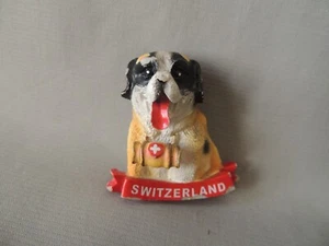 Fridge magnet Saint Bernard dog Switzerland Splash Arts - Picture 1 of 10