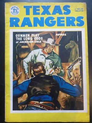 UK Western Pulp – TEXAS RANGERS (UK) Apr 1957 – Peter B. Germano - Image 1 of 4