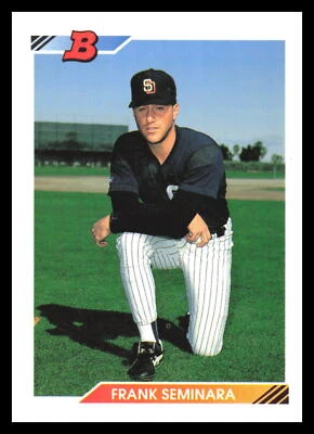 1992 Bowman Frank Seminara #561 RC San Diego Padres 4H - Image 1 of 2