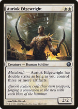 AURIOK EDGEWRIGHT ~mtg EX-NM Scars of Mirrodin Unc x4