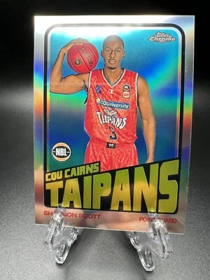 2022-23 Topps Chrome NBL 1972 Topps Basketball #72-5 Shannon Scott Taipans - Image 1 of 2