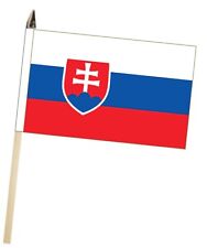 Slovacchia Grande Mano Ondeggiante Cortesia Bandiera