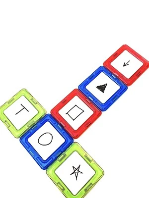 11+ Exams 11 Plus Exams Non-Verbal Reasoning NVR 3D Aid Magnetic Cube Net Kit - Image 1 of 4