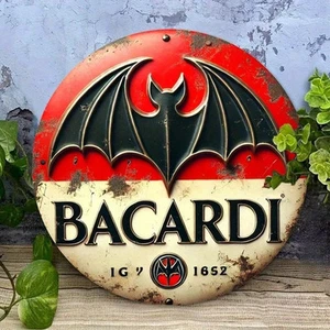 Bacardi / Captain Morgan Rum Wall Plaques - Home Decor Metal Sign - Picture 1 of 15
