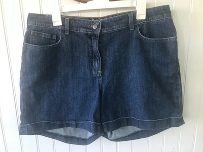 Boden Women’s Denim Shorts Size 14L Cuffed Jeans Blue - Image 1 of 4