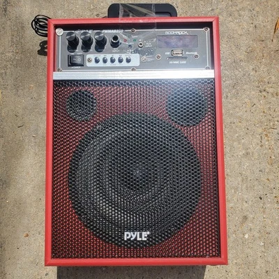 Динамик караоке-система звукоусиления PYLE Boomrock PWMA8250 портативный Bluetooth - красный - Изображение 1 из 4
