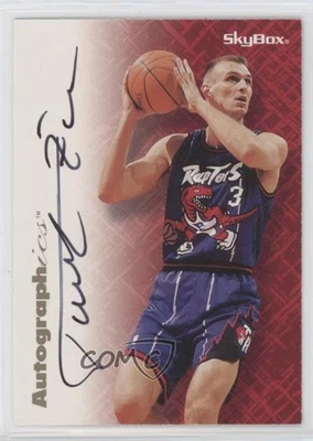 1996-97 Skybox Premium Autographics Black Ink Zan Tabak Auto - Image 1 of 2