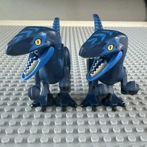 Lego (2) Blue Raptors Jurassic Park/World Figures From 70835/70826 Lego Movie 2 - Picture 1 of 3