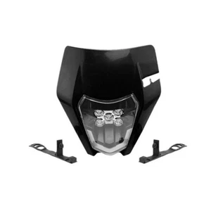 Motorcycle Dirt Bike 5 LED Headlight For KTM SXF XCWF EXC 125 250 300 350 Black - Picture 1 of 7