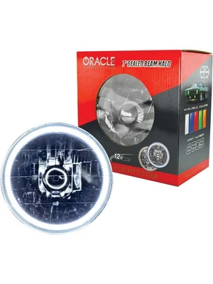Oracle Lighting Headlight Sealed Beam 7 in OD Halo LED Ring Requires (6905-001) - Image 1 of 4
