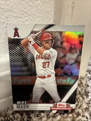 Placa de impressão 2012 Topps Mini Mike Trout #446 magenta /1 - Imagem 1 de 2