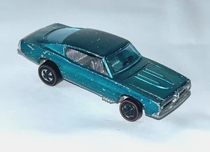 Hot Wheels redline Custom Barracuda aqua silver interior - Picture 1 of 14