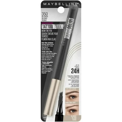 Maybelline 3-PACK Tattoo Studio 24 Hr Brow Tint Pen # 350 Blonde Color - Image 1 of 2