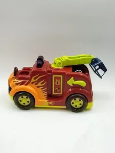 B. Toys Firetruck RRRoll Model With Two Figure Lights Sounds Works And Move - Picture 1 of 6