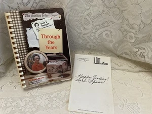 Through the Years Cookbook Sara Spano Columbus GA 1985 First Print VG - Imagen 1 de 9